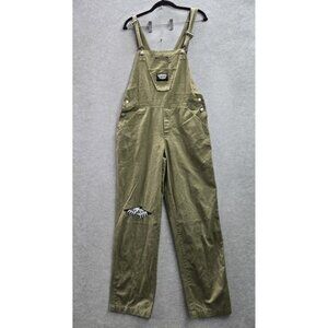 Lurking Class Women Overall M Green Embroidered Terror Skeleton Logo Utility